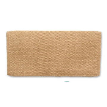 1314-23 San Juan Solid Sand 36x34 New Zealand Wool Saddle Blanket