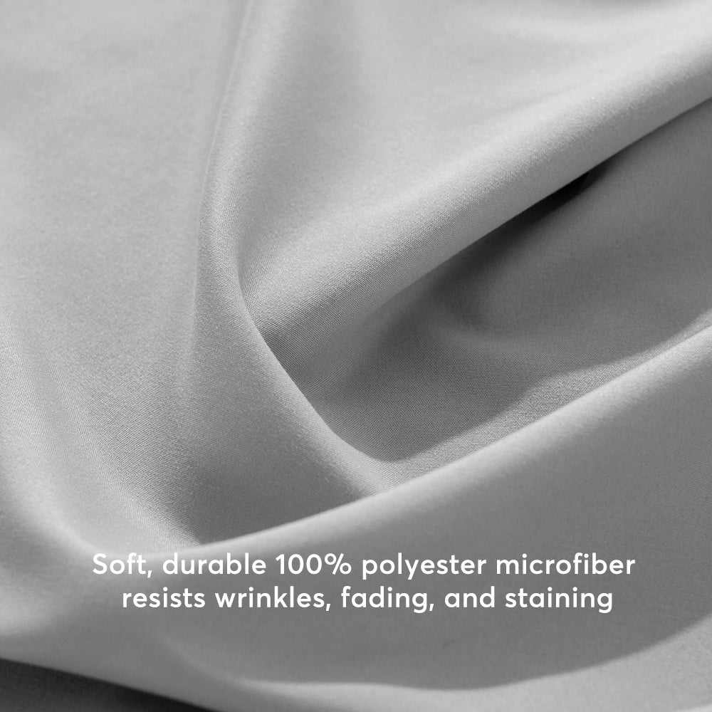 Kasentex All Season Deep Pocket Fitted Sheet Set with Pillowcases, Room Decor, Graduation Gifts
