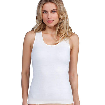 MaRe Premium Quality Cotton Wool Blend Women's Tank Top (S - XXL). Proudly Made in Italy.