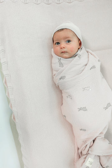 Bunny Apllique Swaddle