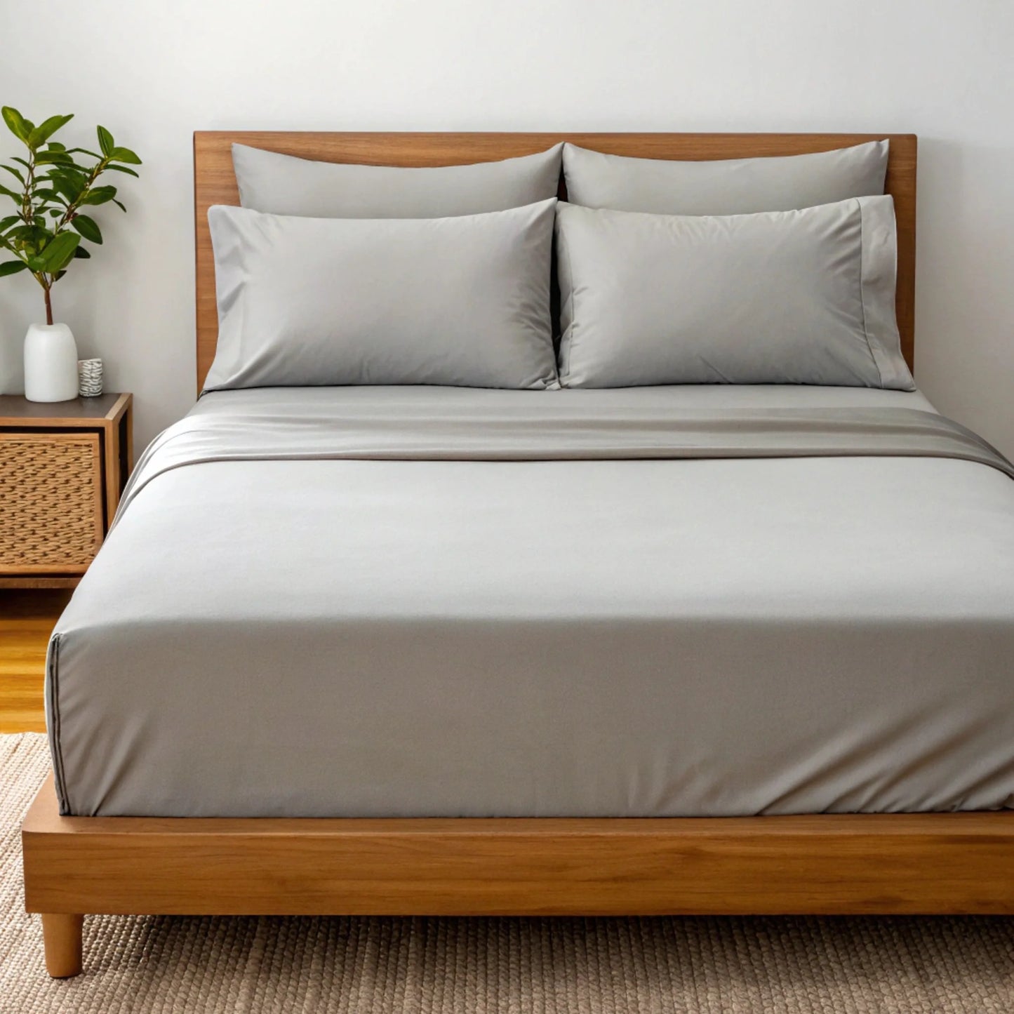 Copper-Infused Bamboo Bed Sheets – Cooling, Antimicrobial & Hypoallergenic