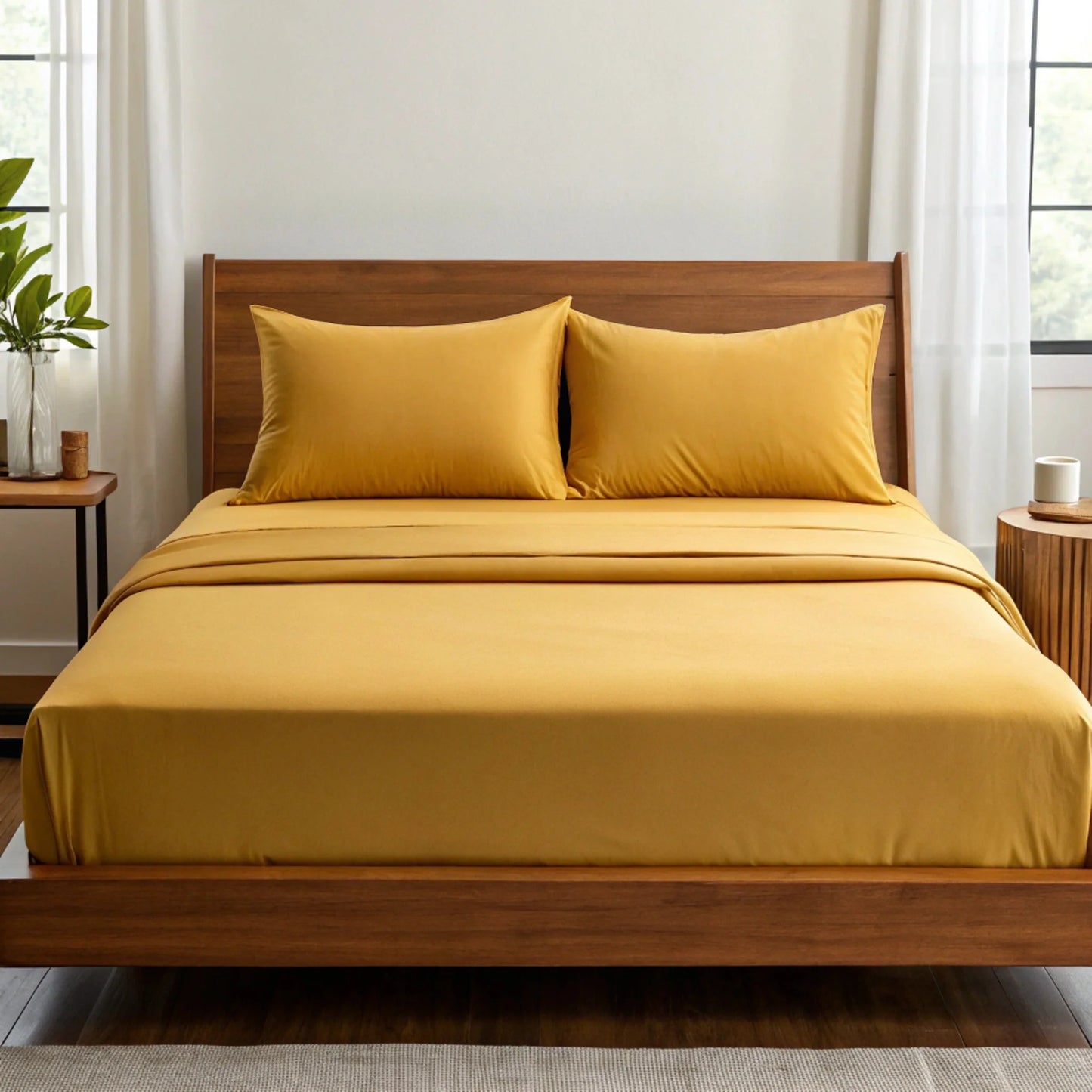 Copper-Infused Bamboo Bed Sheets – Cooling, Antimicrobial & Hypoallergenic