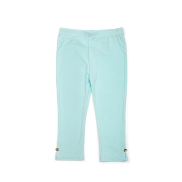 Girls Leggings in Spa Blue
