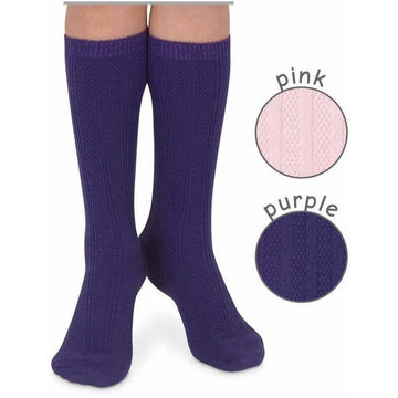 Textured Knee High Socks