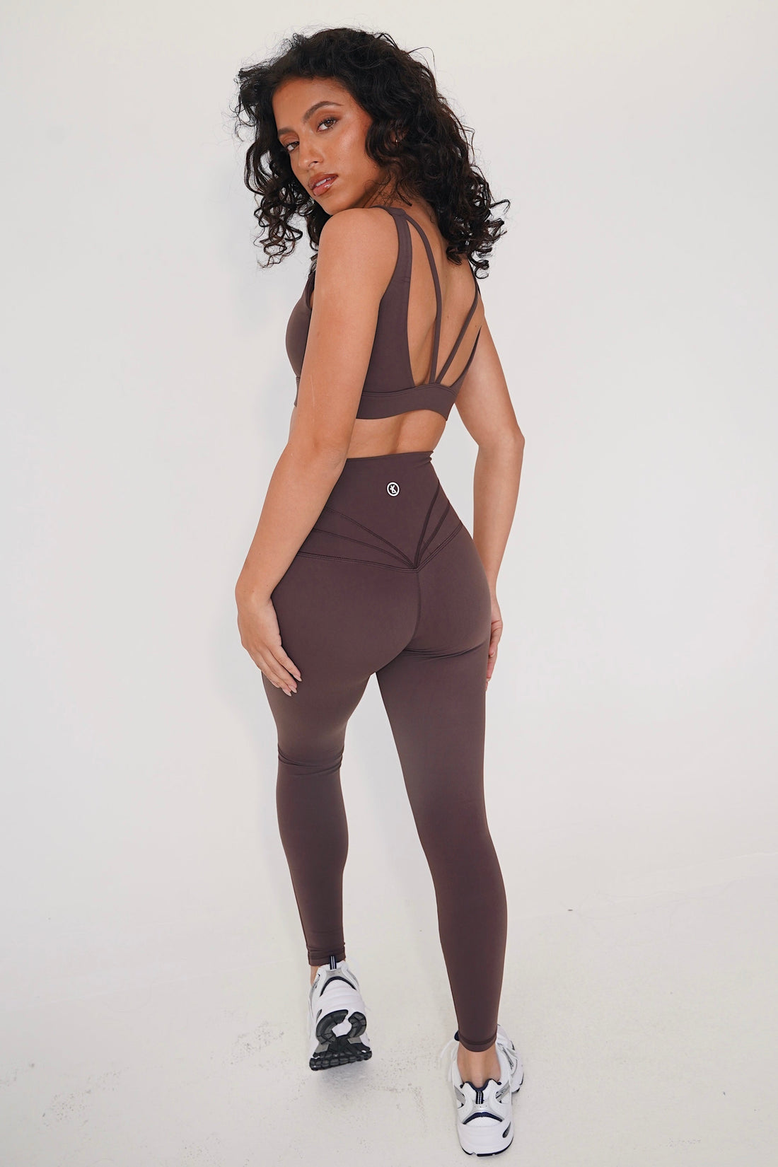 I am Beautifully Radiant Quick Dry Coffee Workout Legging