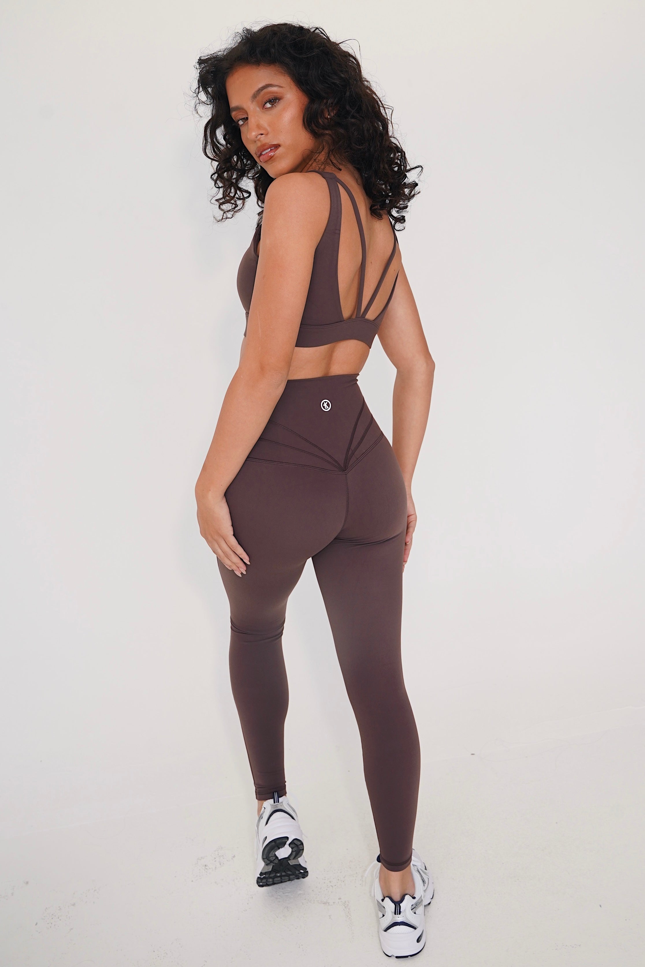 I am Beautifully Radiant Quick Dry Coffee Workout Legging