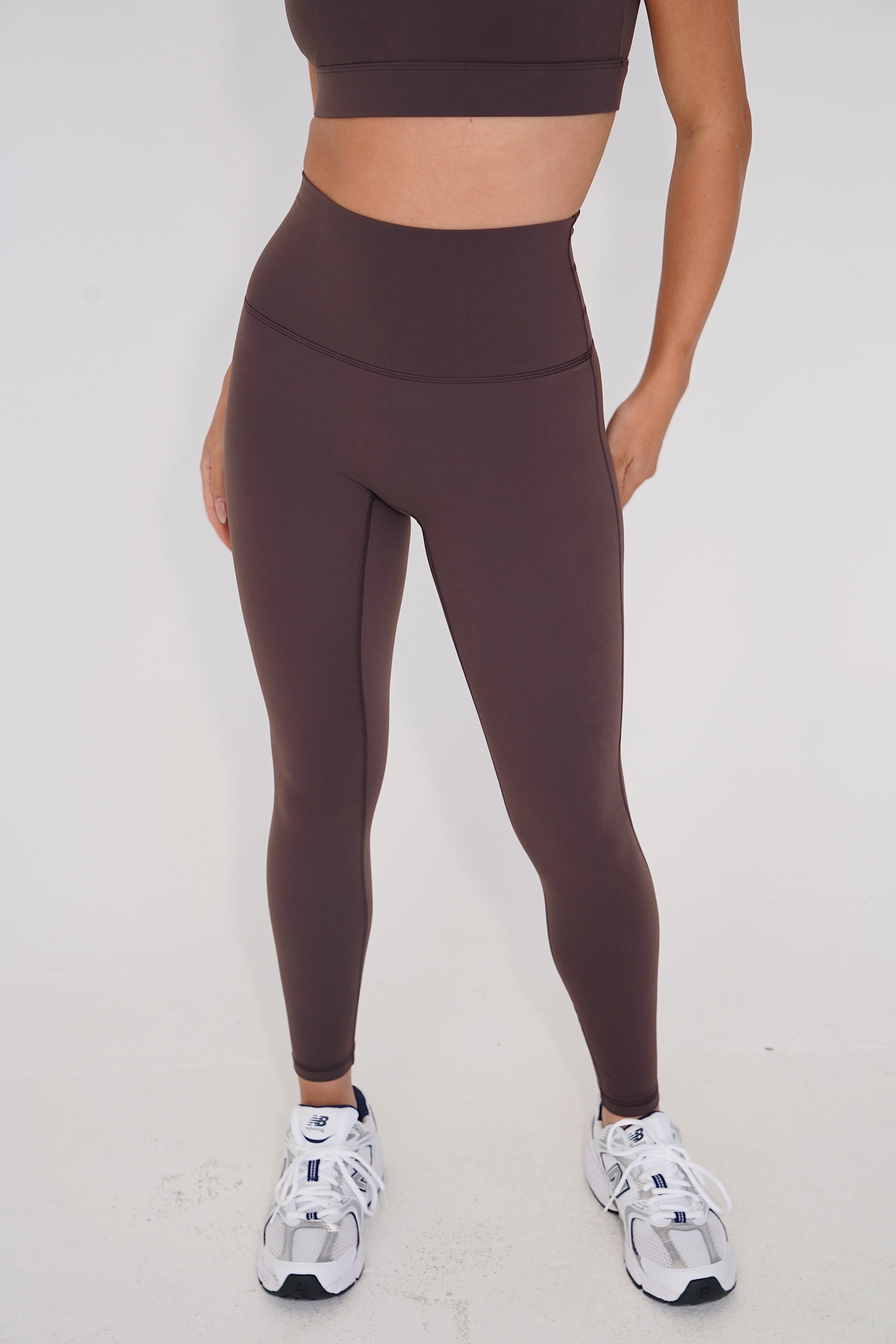 I am Beautifully Radiant Quick Dry Coffee Workout Legging