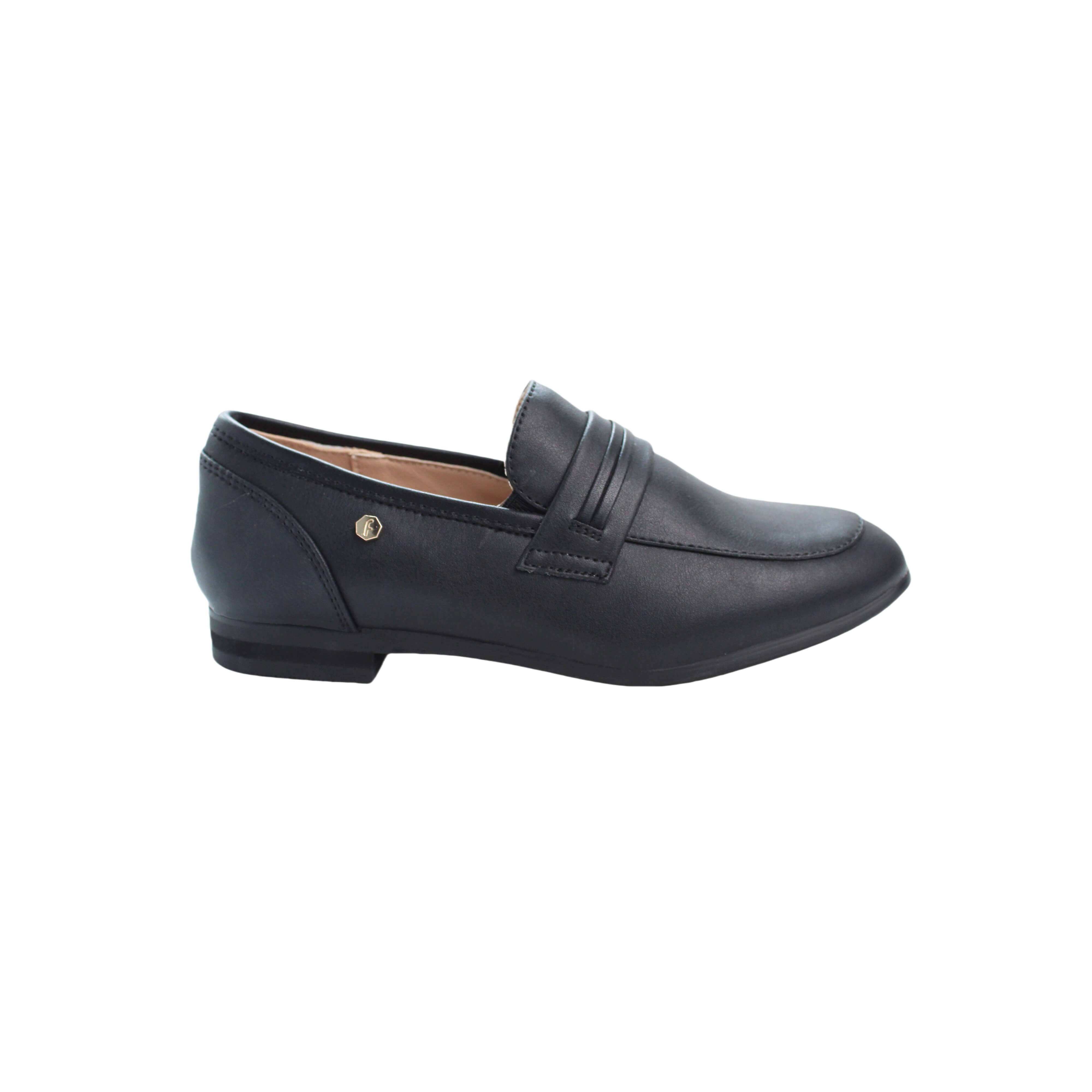 Black Leather Loafers