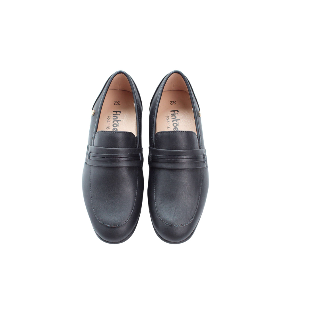 Black Leather Loafers