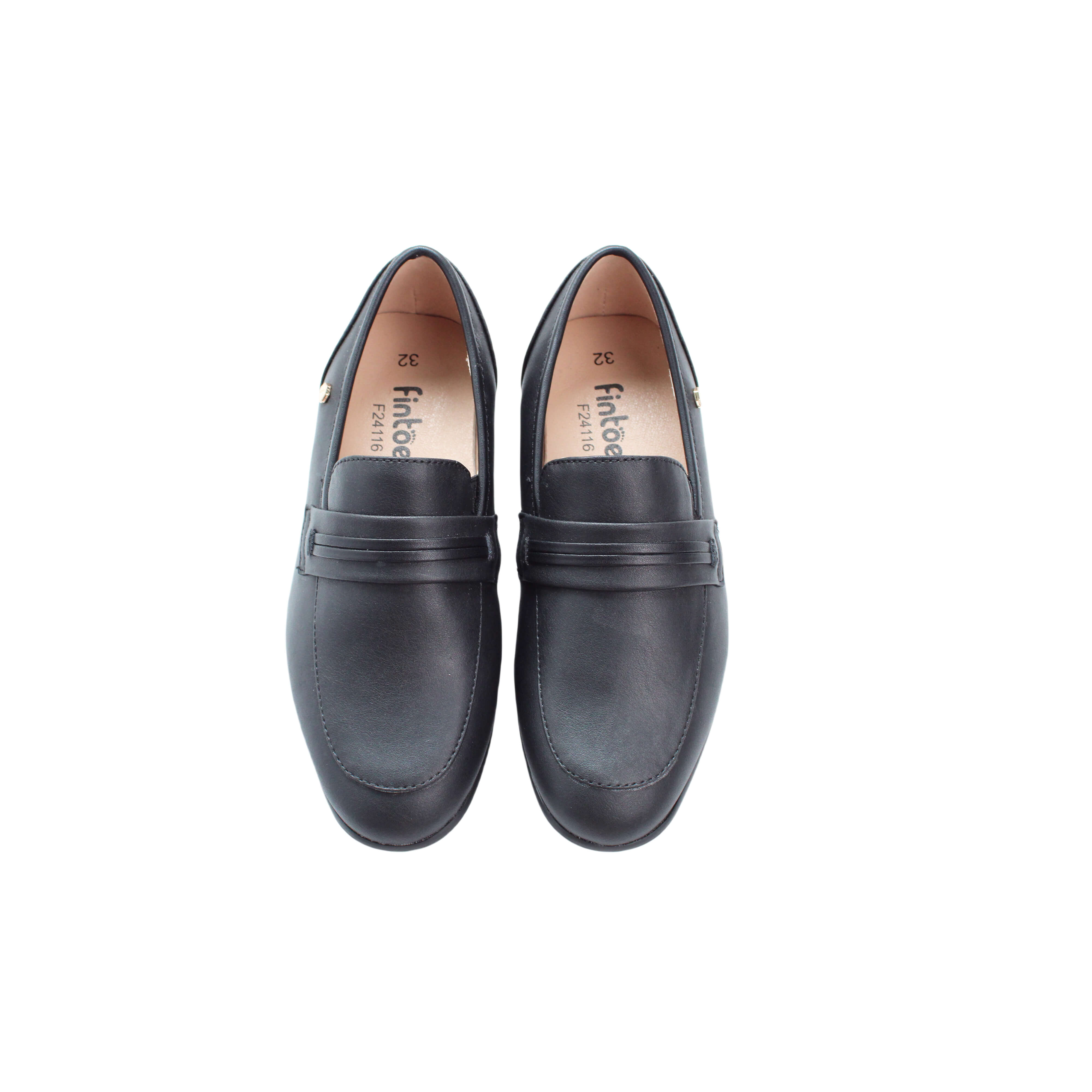 Black Leather Loafers