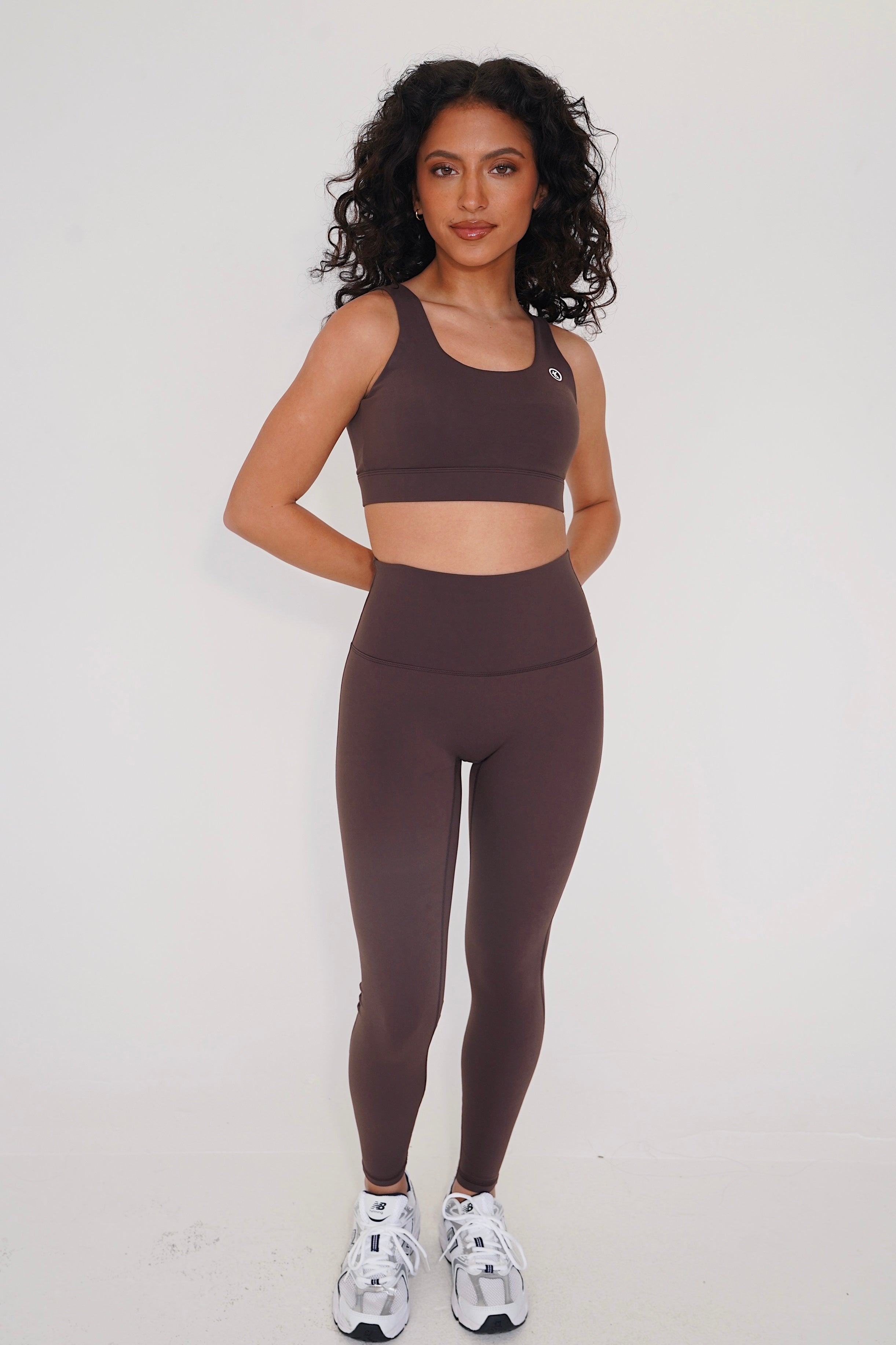 I am Beautifully Radiant Quick Dry Coffee Workout Legging