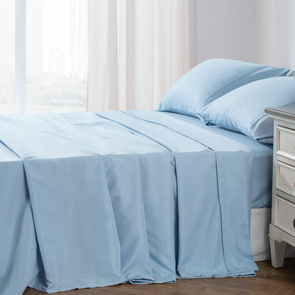 Kasentex Soft Sheet Bedding Set in Deep Pocket, Hypoallergenic and Breathable, Room Decor, Graduation Gifts