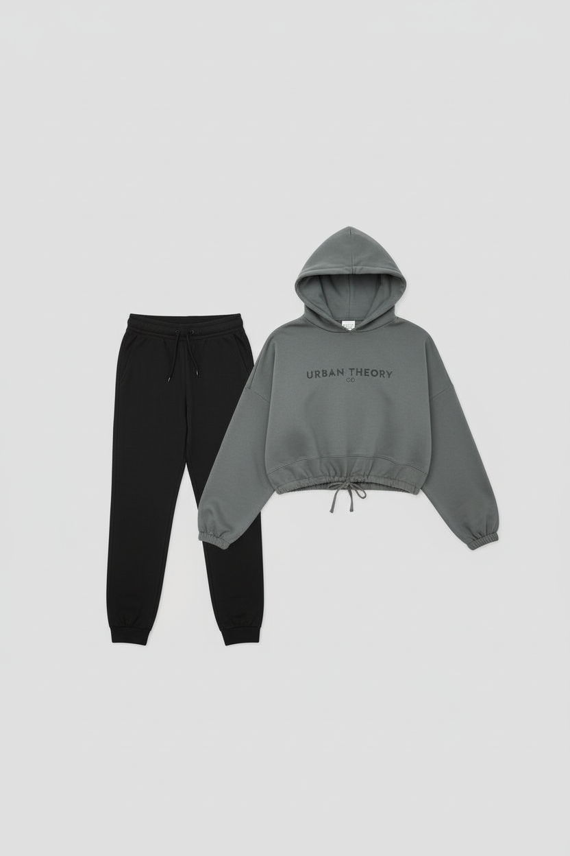 LIMITED EDITION FALL COLORS Motion & Mood Women’s Cropped Oversized Hoodie Cozy Elevated Streetwear