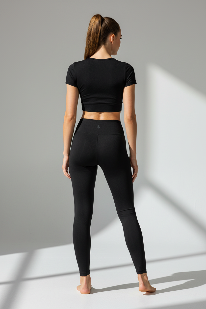 Salt Air Studio High-Rise Impact Leggings – Recycled Performance Fabric, Buttery Soft Second-Skin Fit