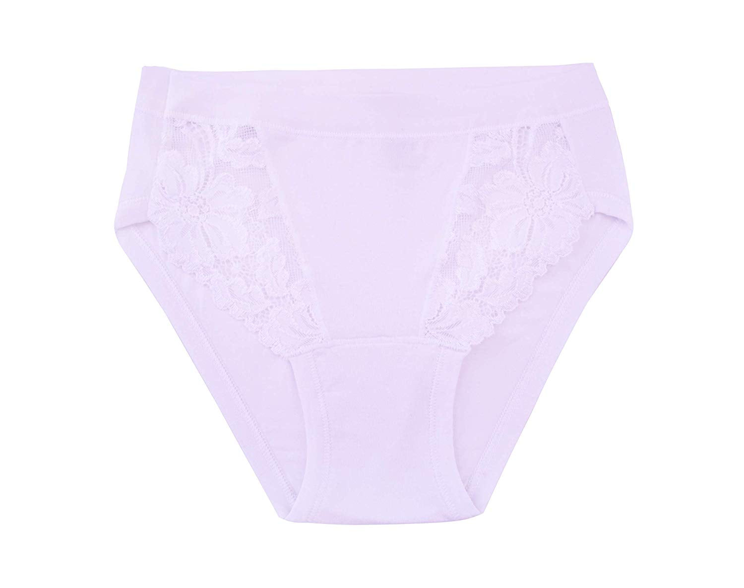EGI Luxury Modal Women's Lace-Trimmed Briefs Panties. Proudly Made in Italy.(714)