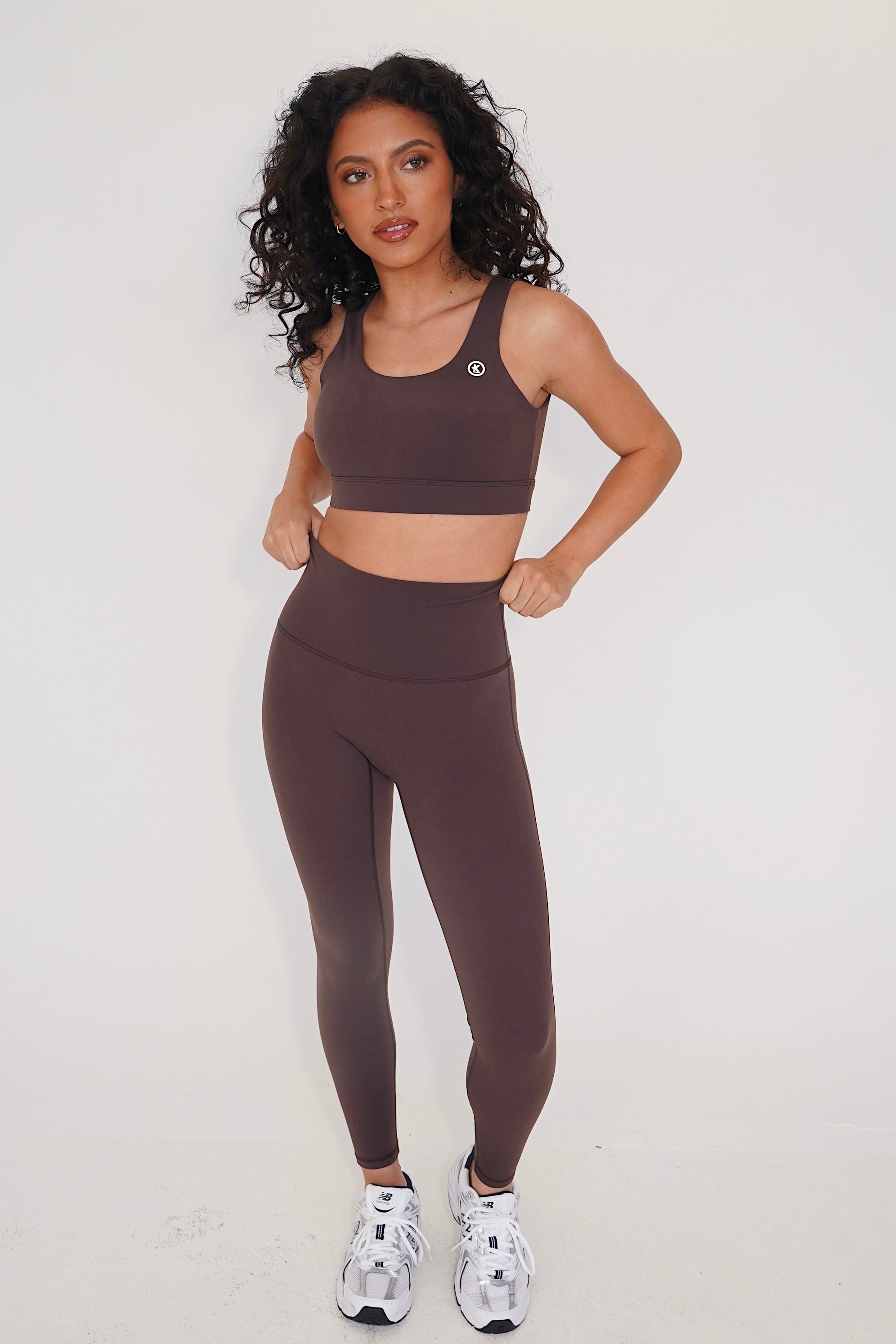 I am Beautifully Radiant Quick Dry Coffee Workout Legging