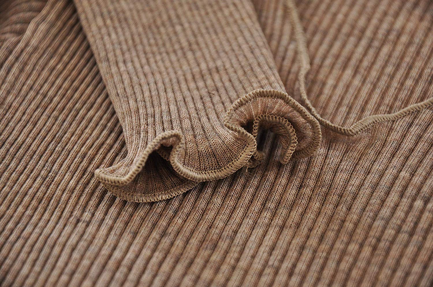 EGI Luxury Wool Silk V-Neck Long Sleeve Top. Proudly Made in Italy.