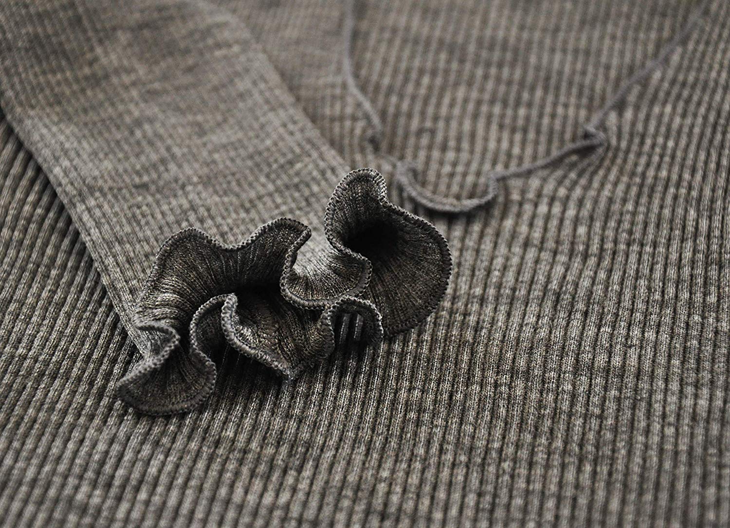 EGI Luxury Wool Silk V-Neck Long Sleeve Top. Proudly Made in Italy.