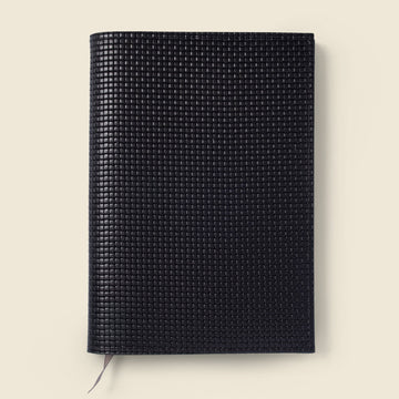 Refillable A5 Leather Notebook Cover – Black Limited Edition
