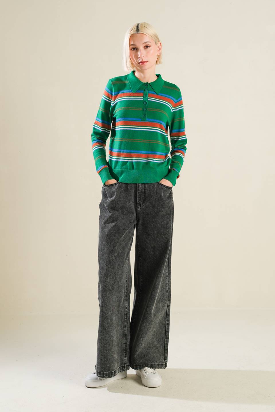 ALIGNED SWEATER POLO