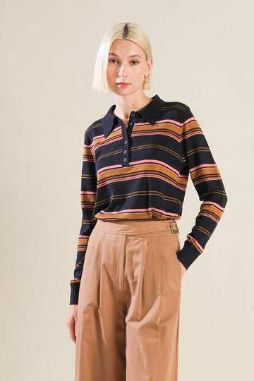 ALIGNED SWEATER POLO