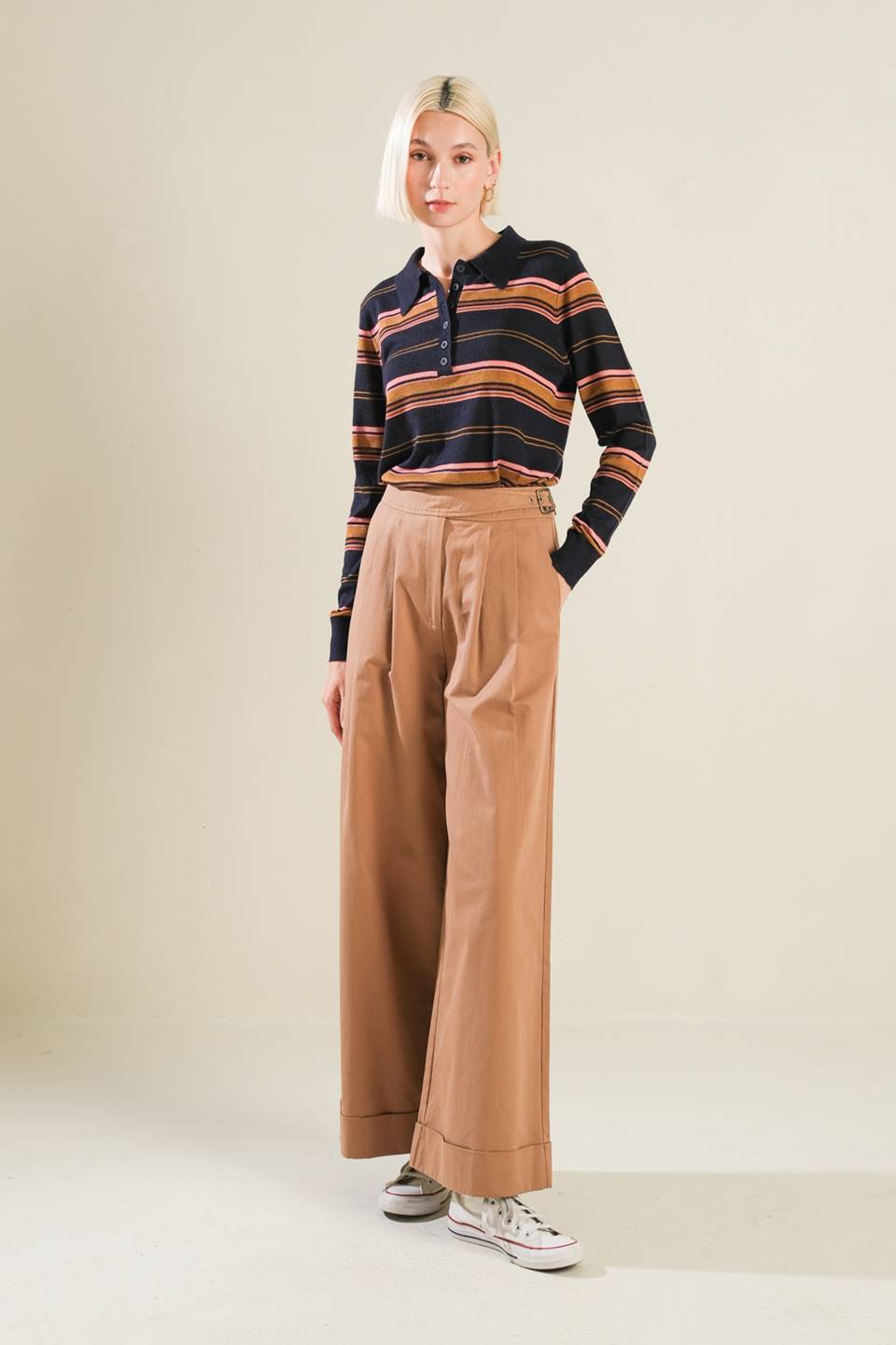 ALIGNED SWEATER POLO
