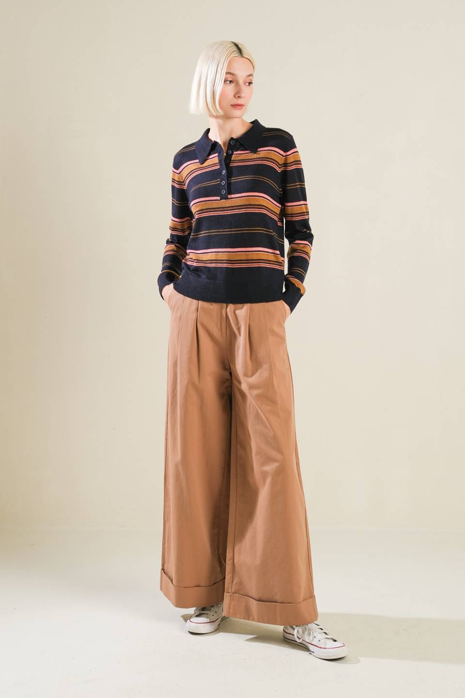ALIGNED SWEATER POLO