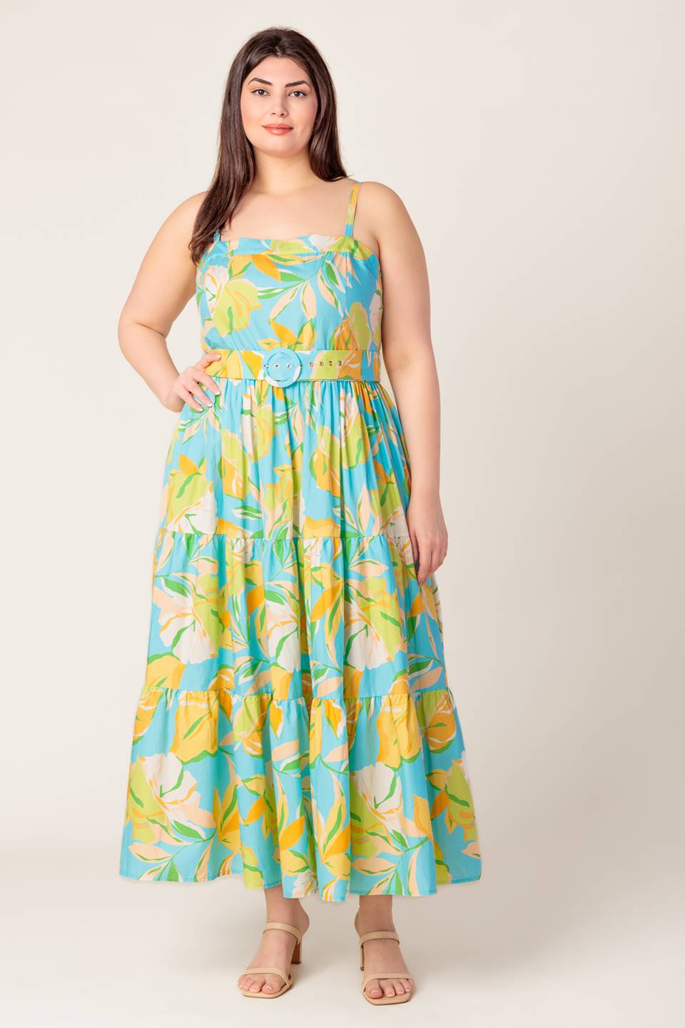 PERFECTION BOUND WOVEN MIDI DRESS