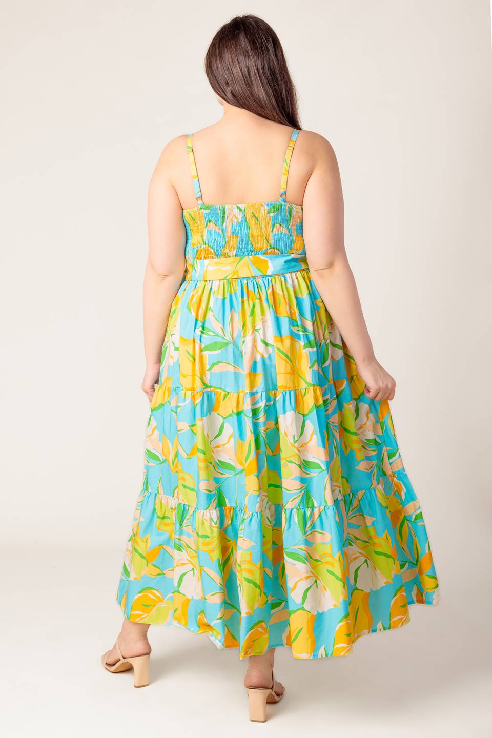 PERFECTION BOUND WOVEN MIDI DRESS
