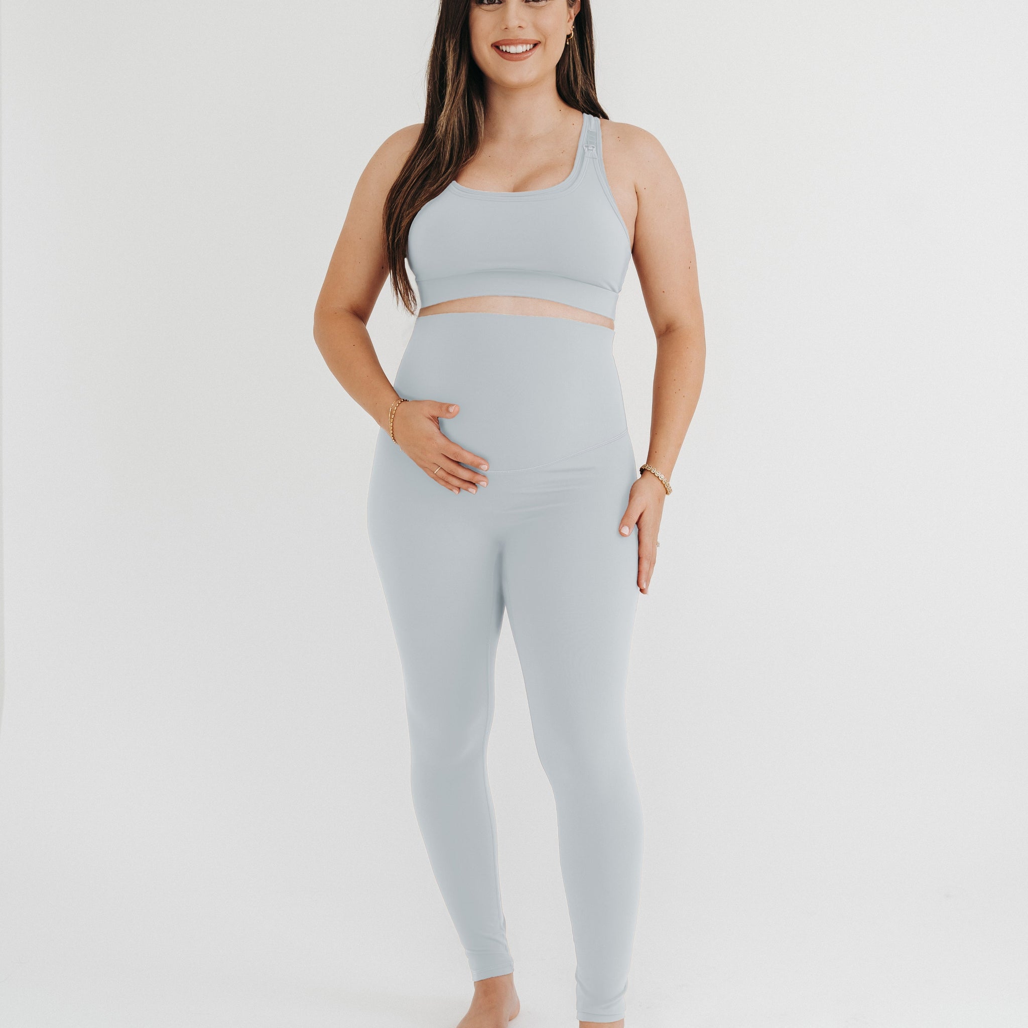 AXK CORE Curve Maternity Legging - Light Gray