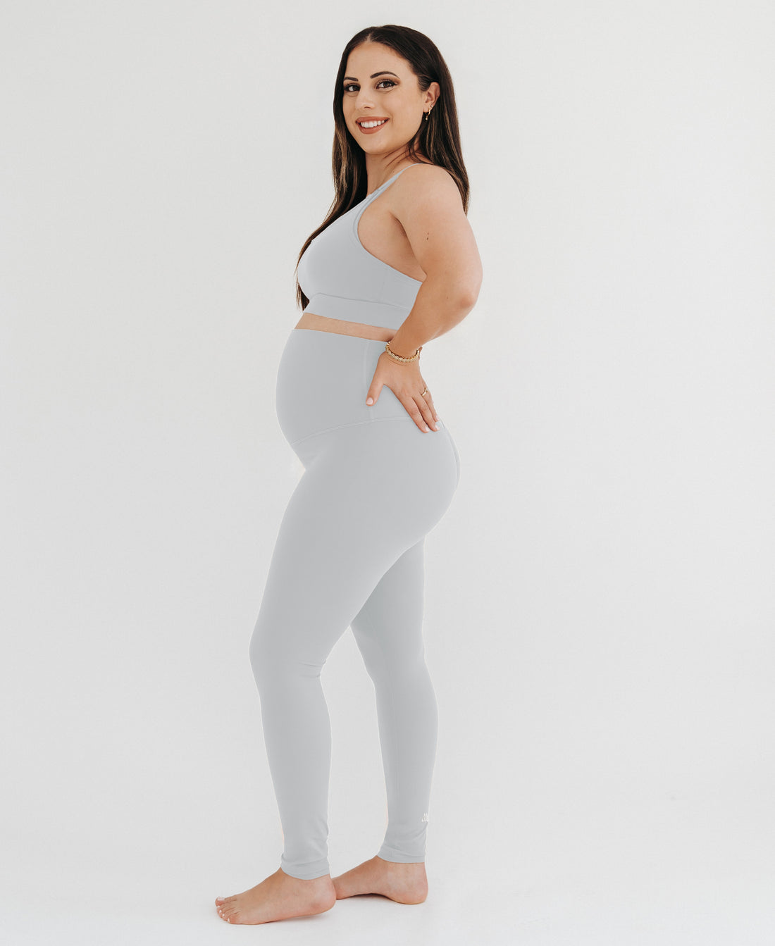 AXK CORE Curve Maternity Legging - Light Gray