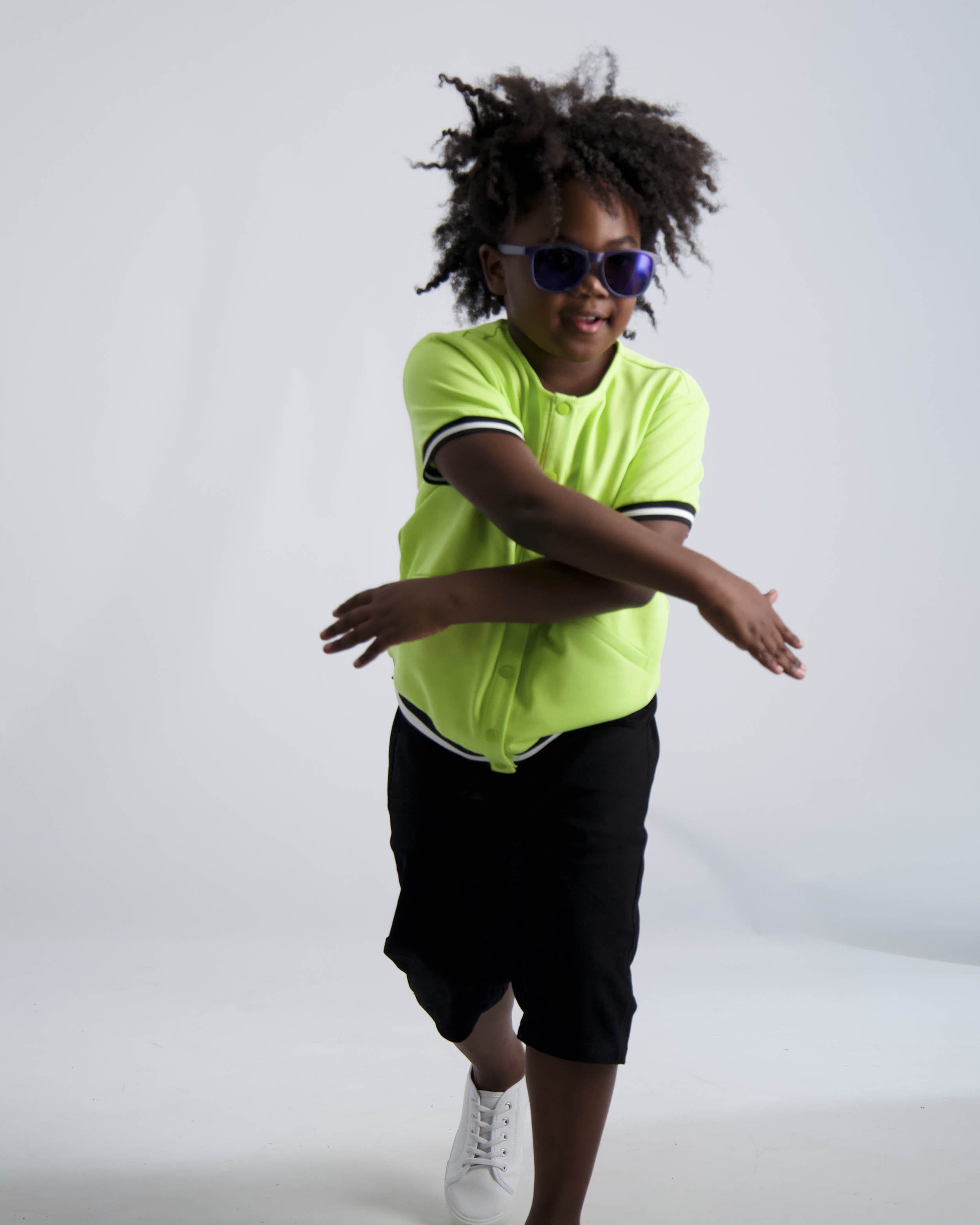 Neon Lime Bomber Shirt