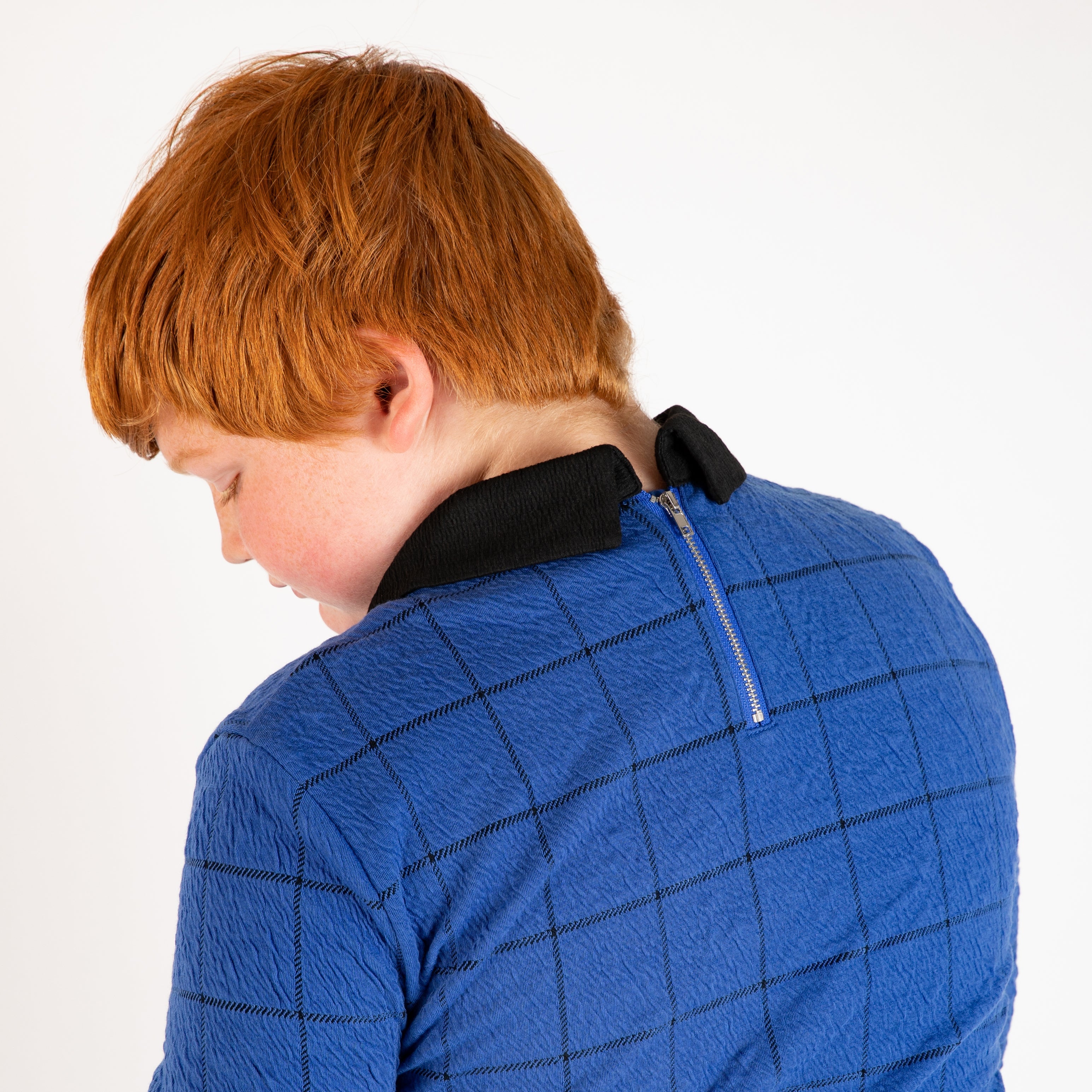 Windowpane Top (Long Sleeve)