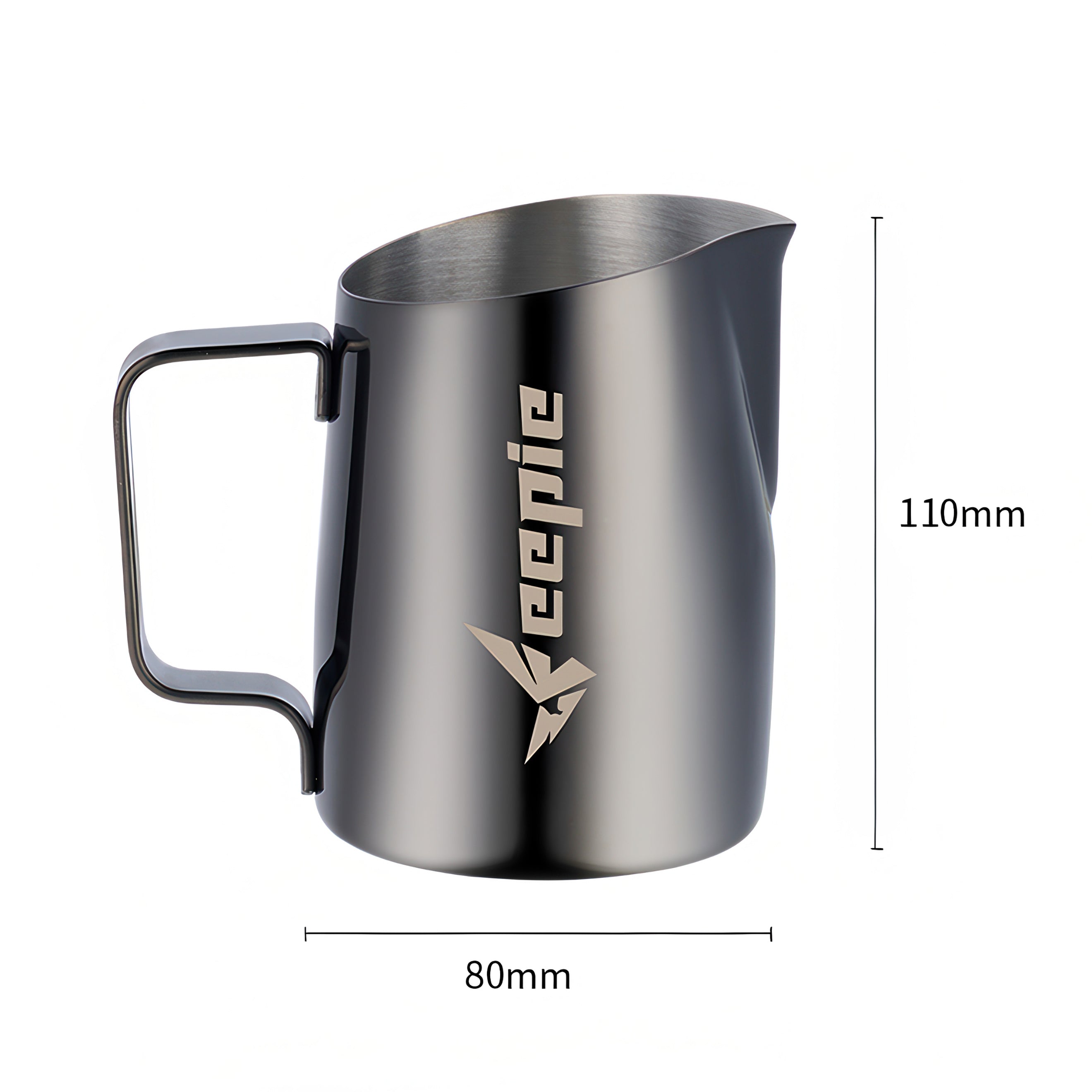 Beveled Spout Latte Art Milk Pitcher