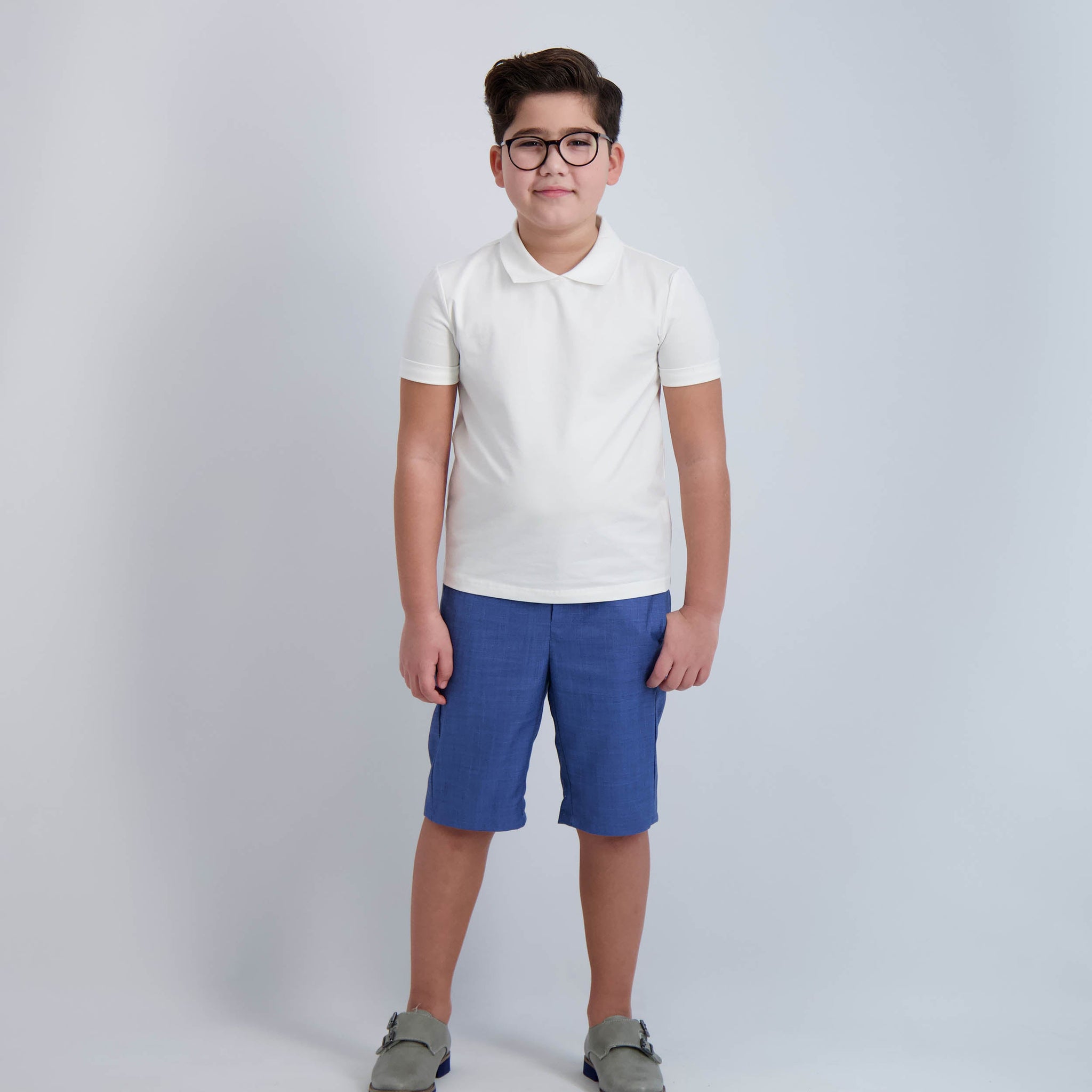 Egyptian Blue Short Dress Pants