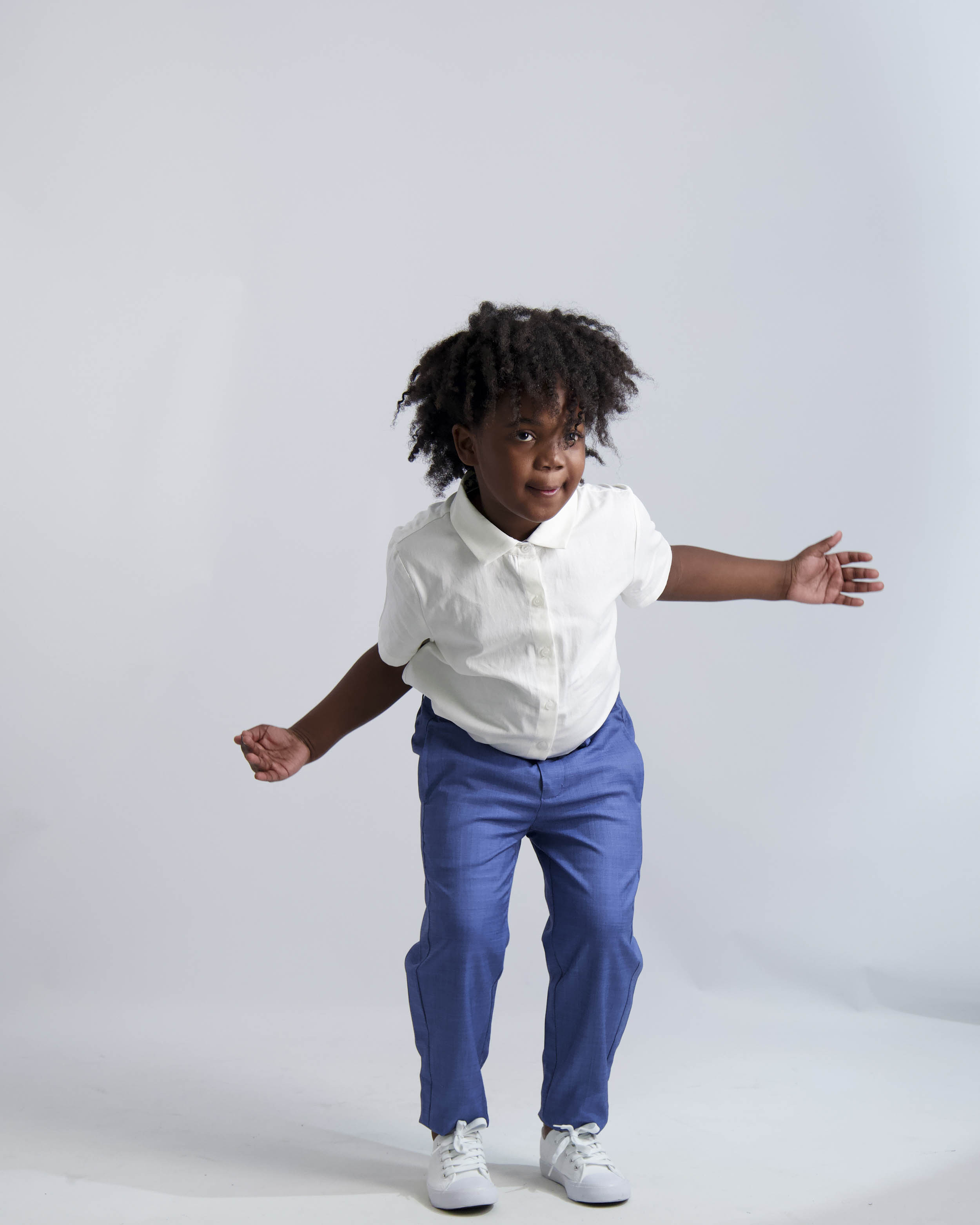 Short Sleeve Dress Shirt with Houndstooth Contrast