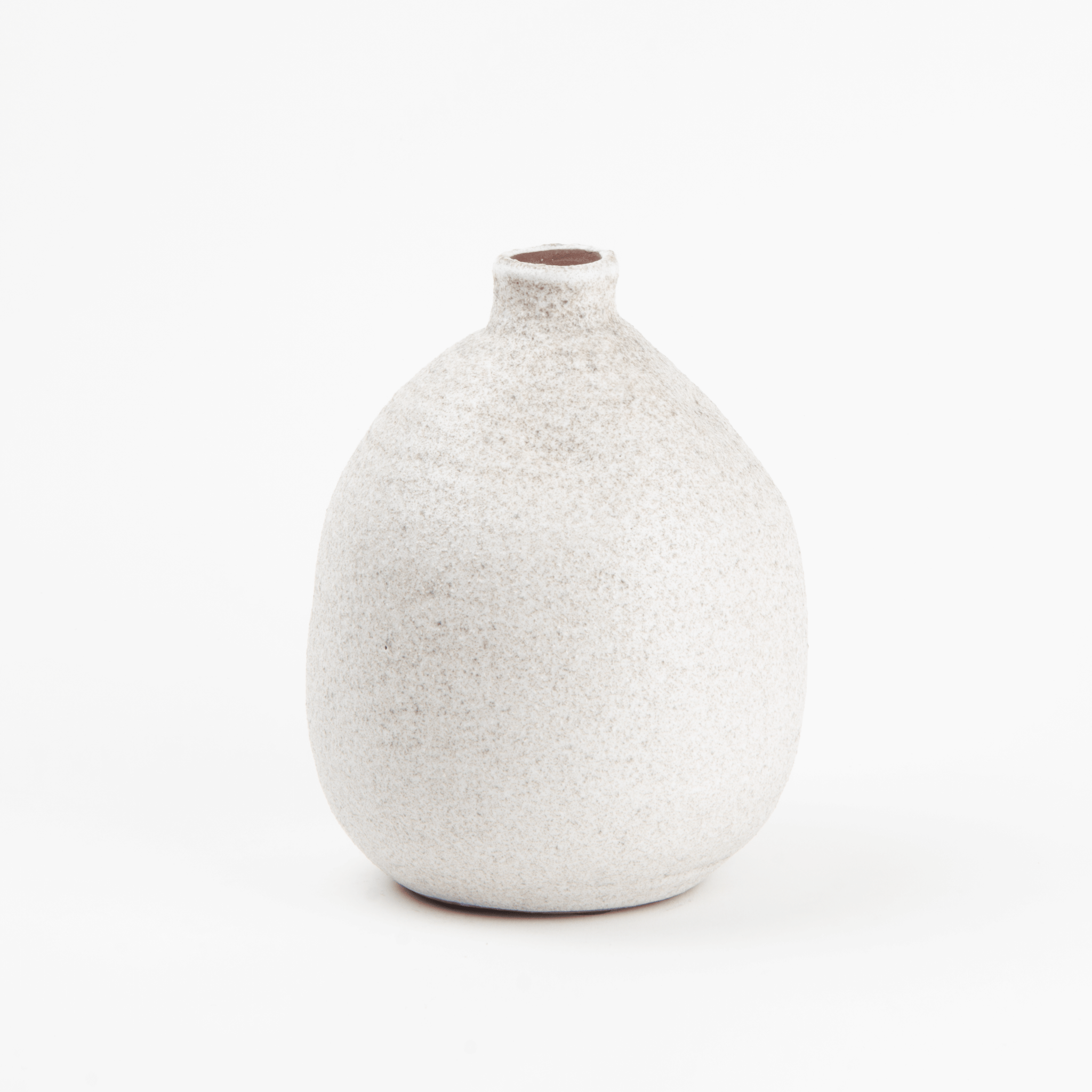 Distressed Terracotta Vase with Glaze