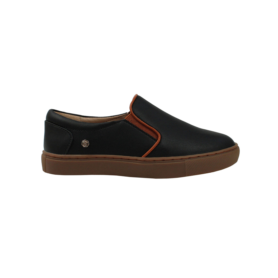 Black Leather Sneakers
