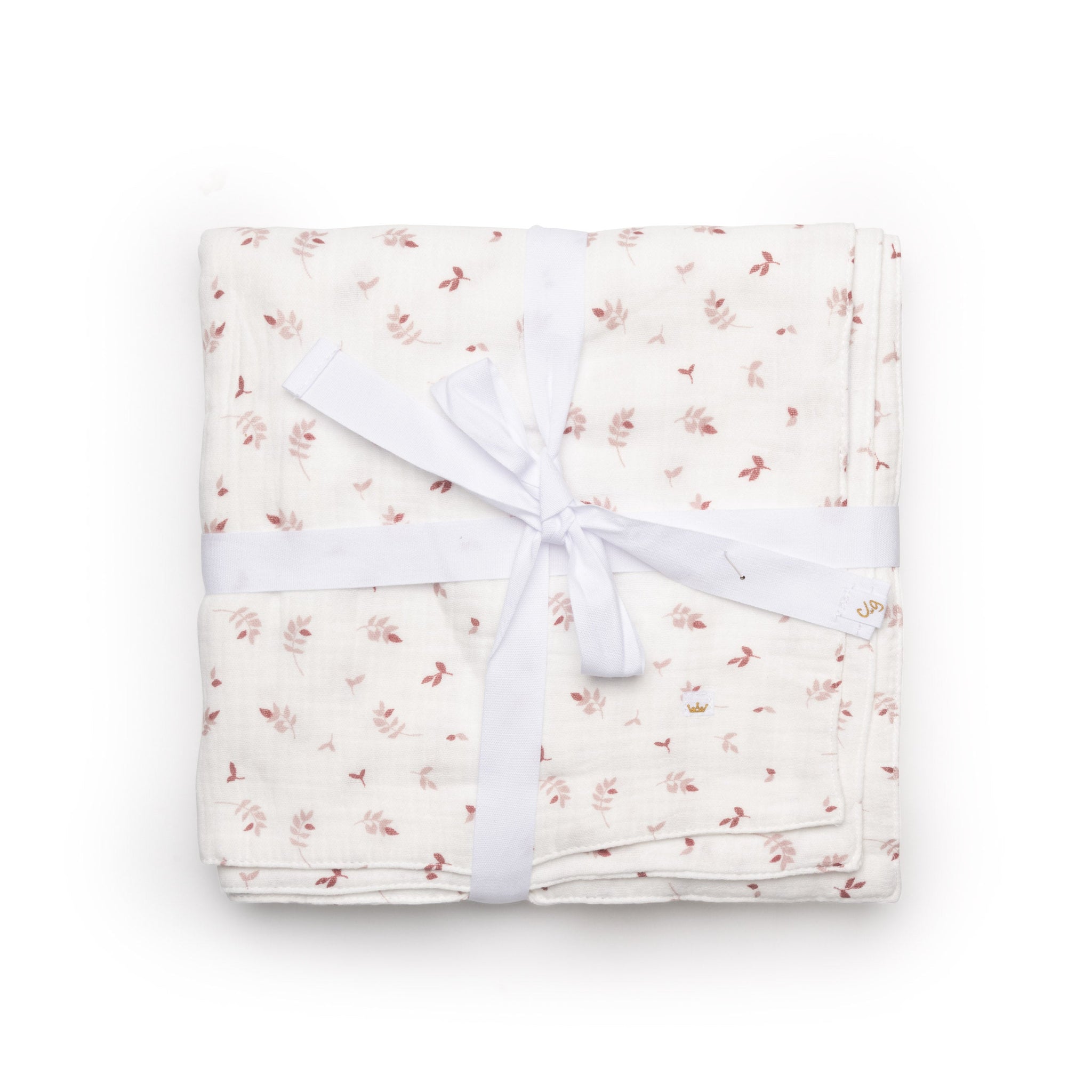 Leaves Print Gauze Muslin Blanket