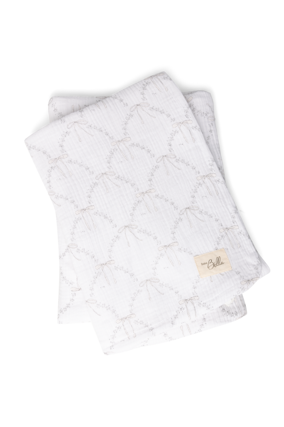 Bow Print Swaddle