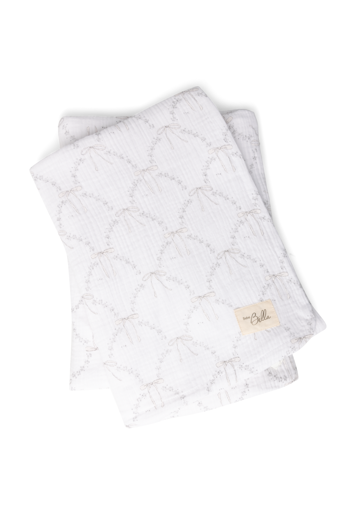 Bow Print Swaddle