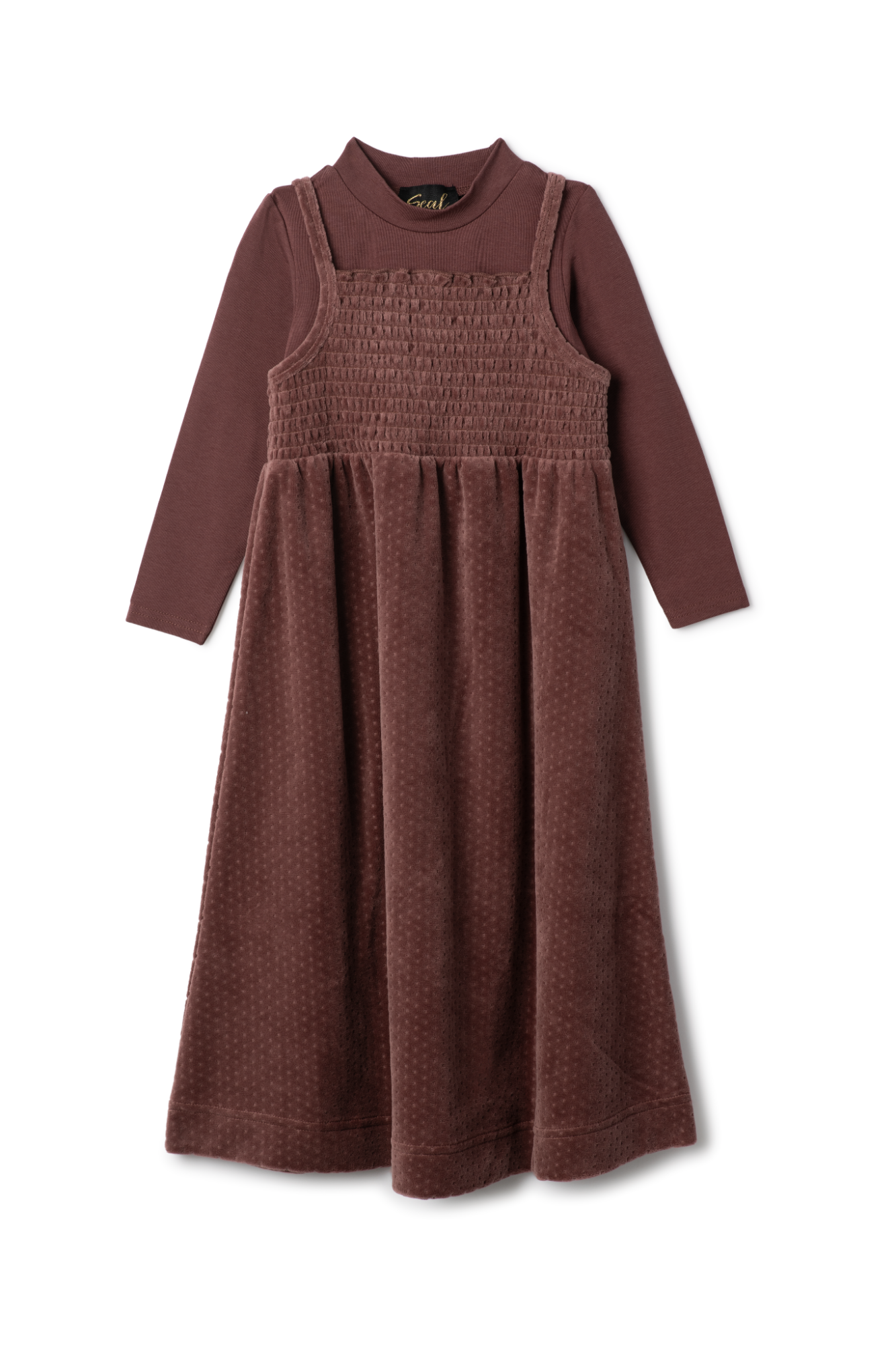 Dotted Velour Robe