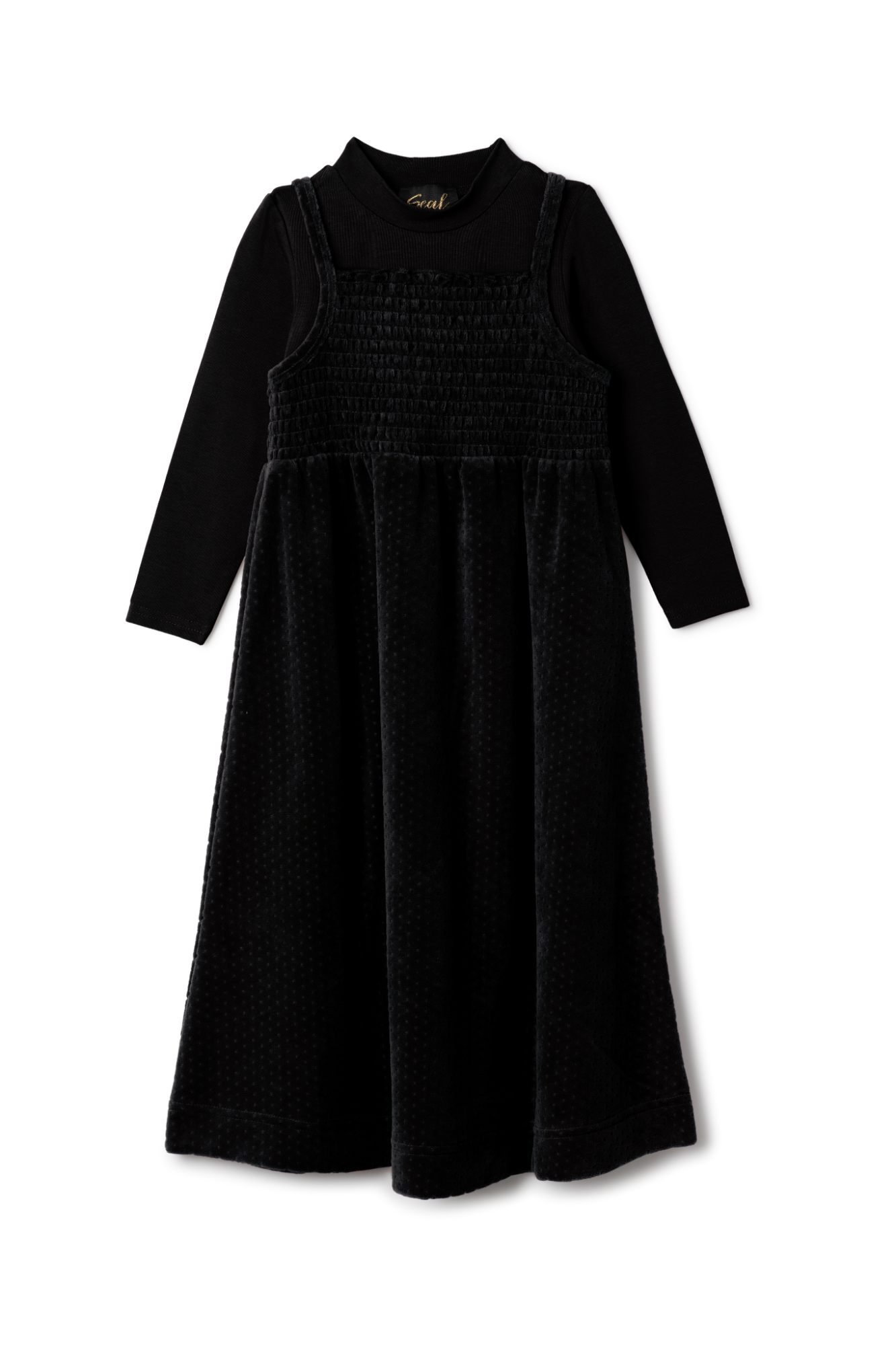 Dotted Velour Robe