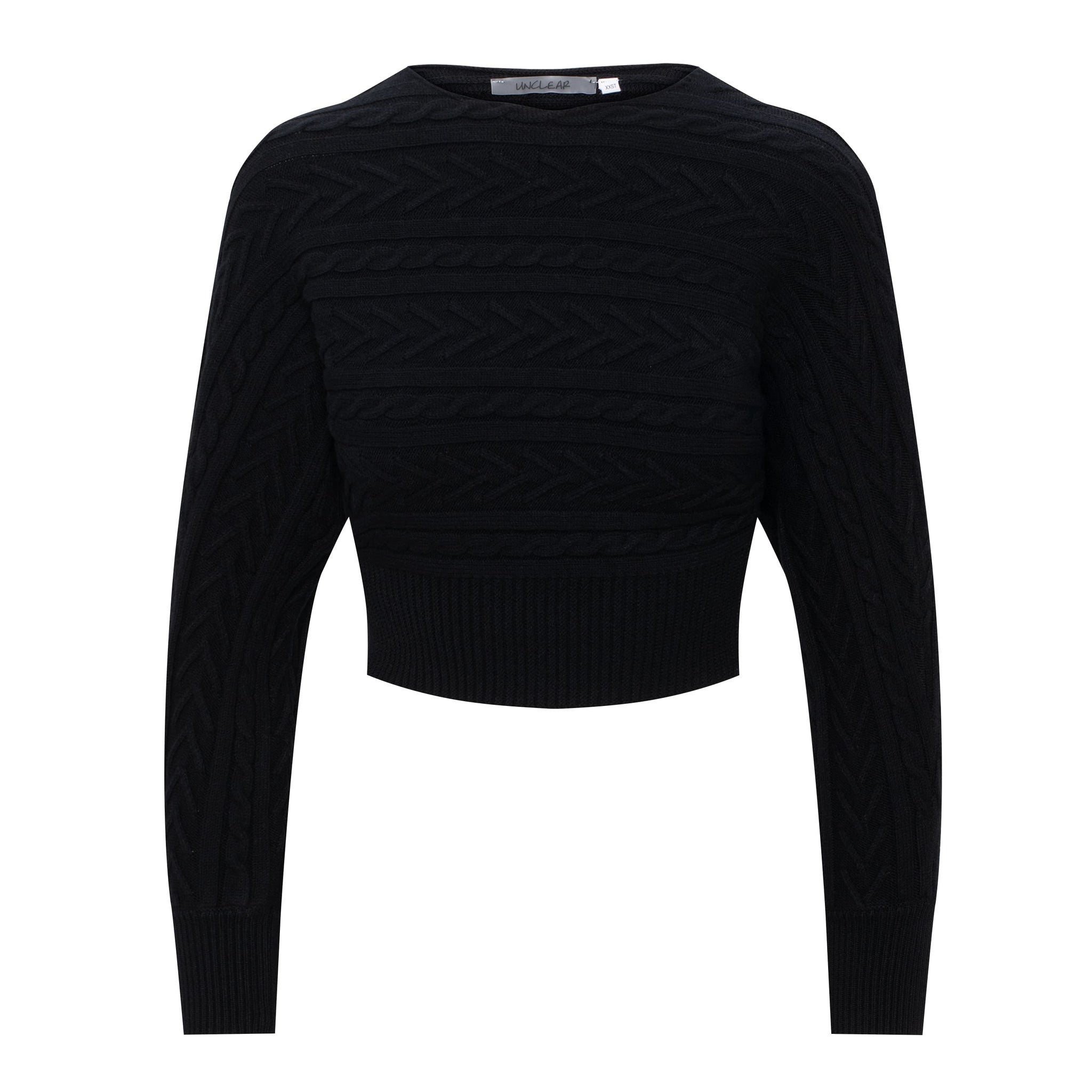 Cable Knit Cropped Sweater