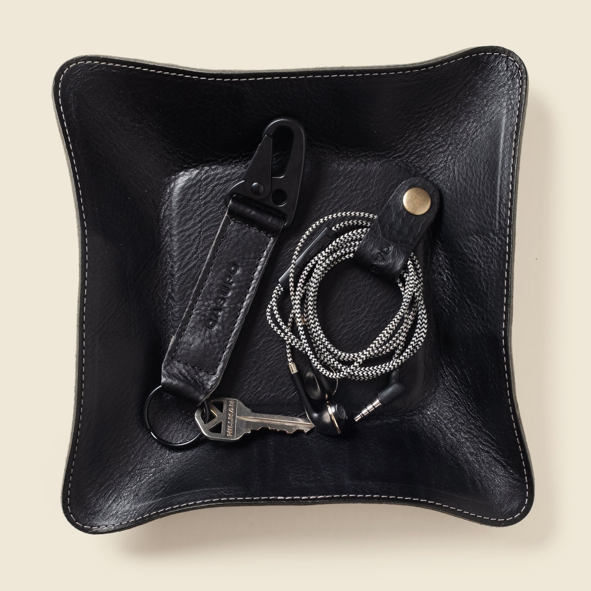 Travel valet tray - Black