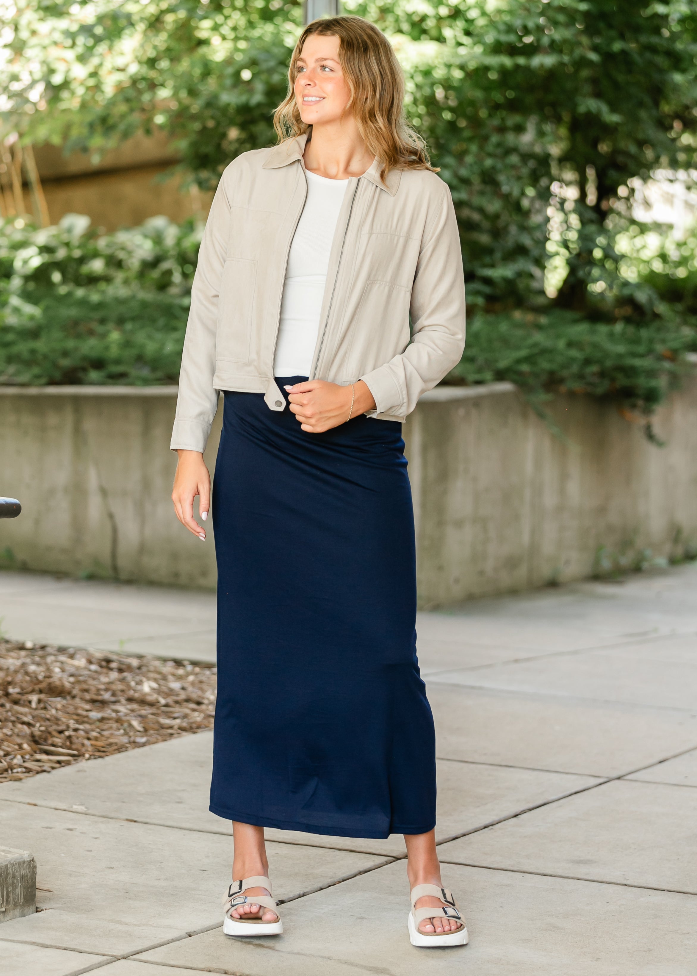 Clarise Premium Knit Maxi Skirt