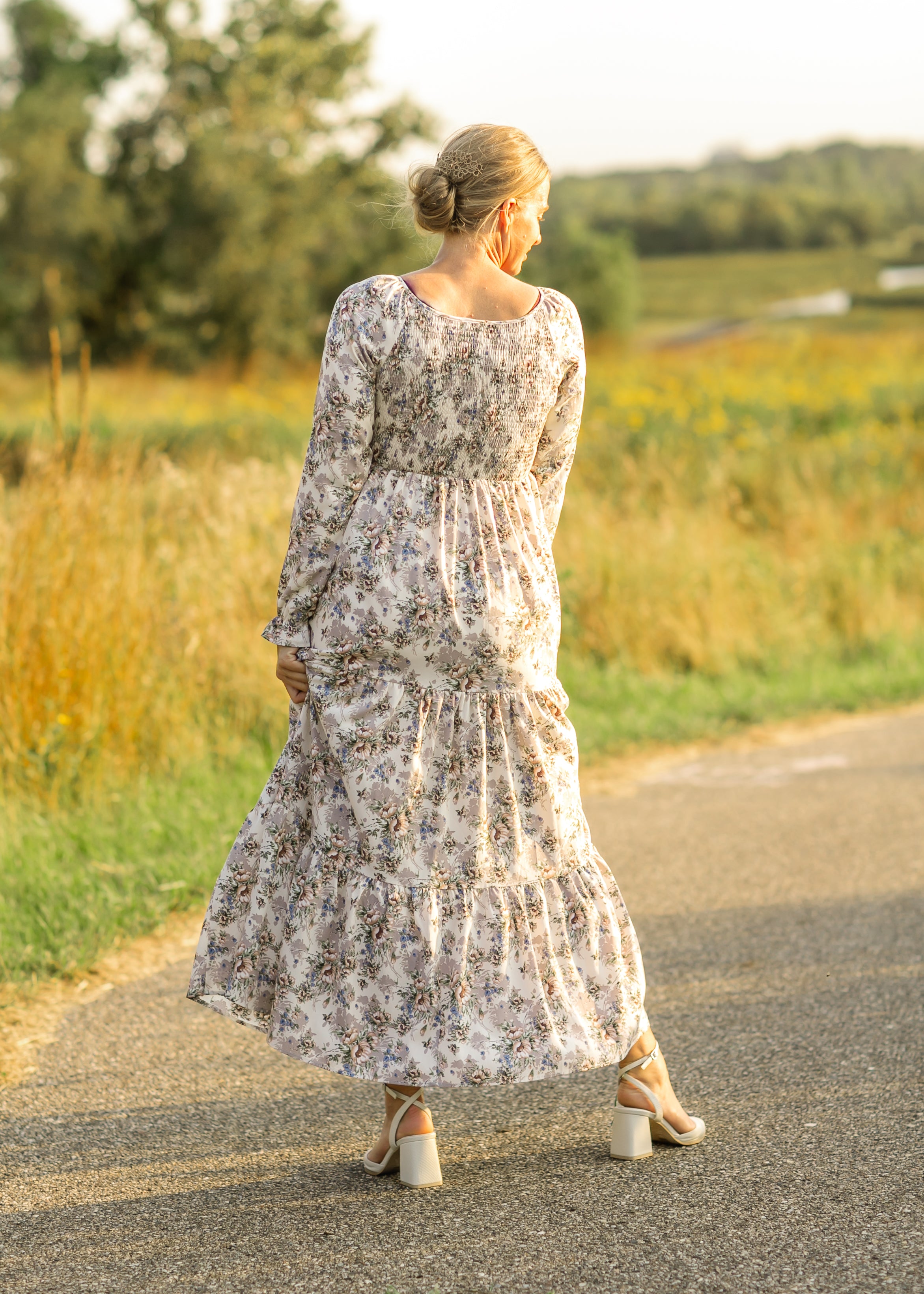 Gia Long Sleeve Maxi Dress