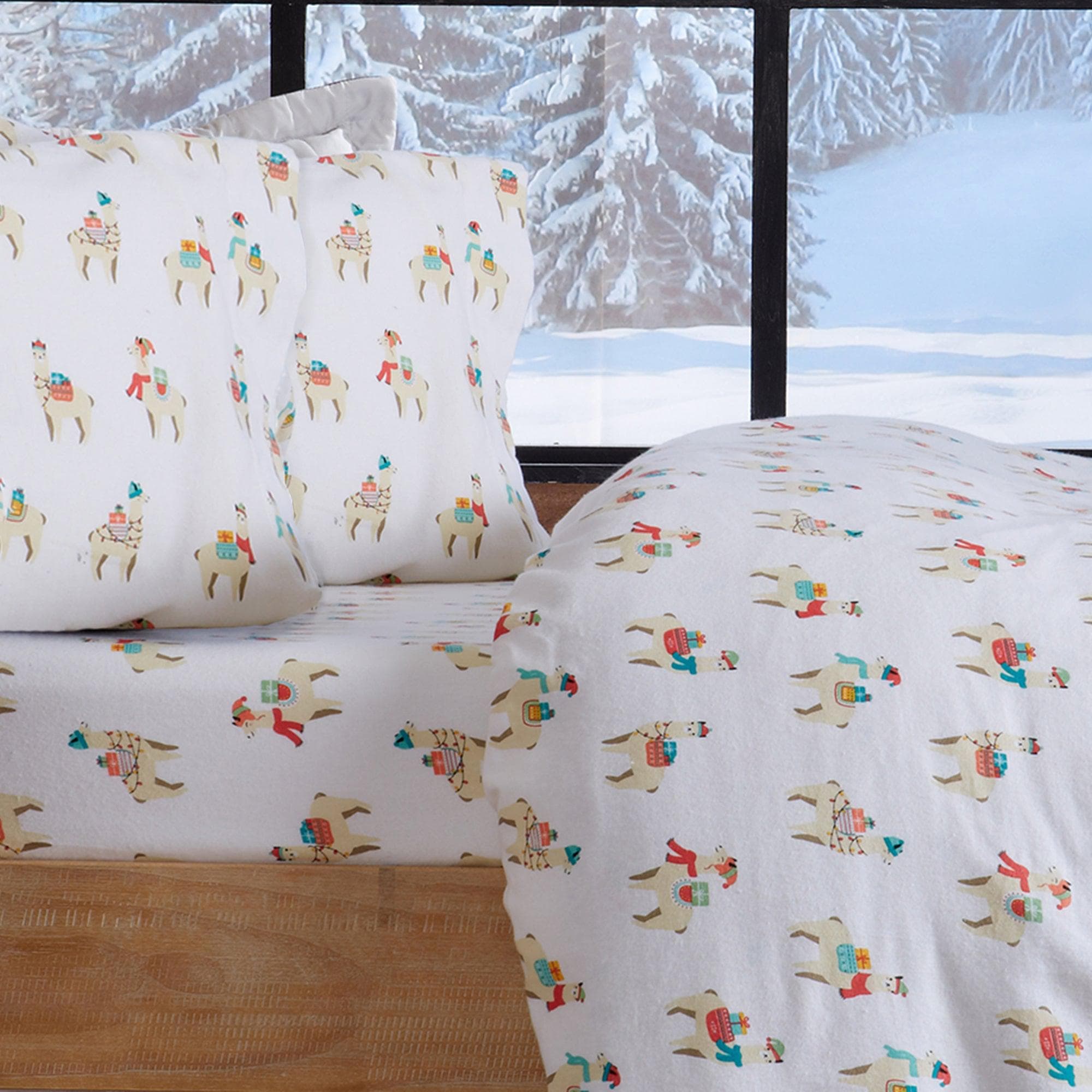 100% Turkish Cotton Flannel Sheet Sets - Boulder Collection
