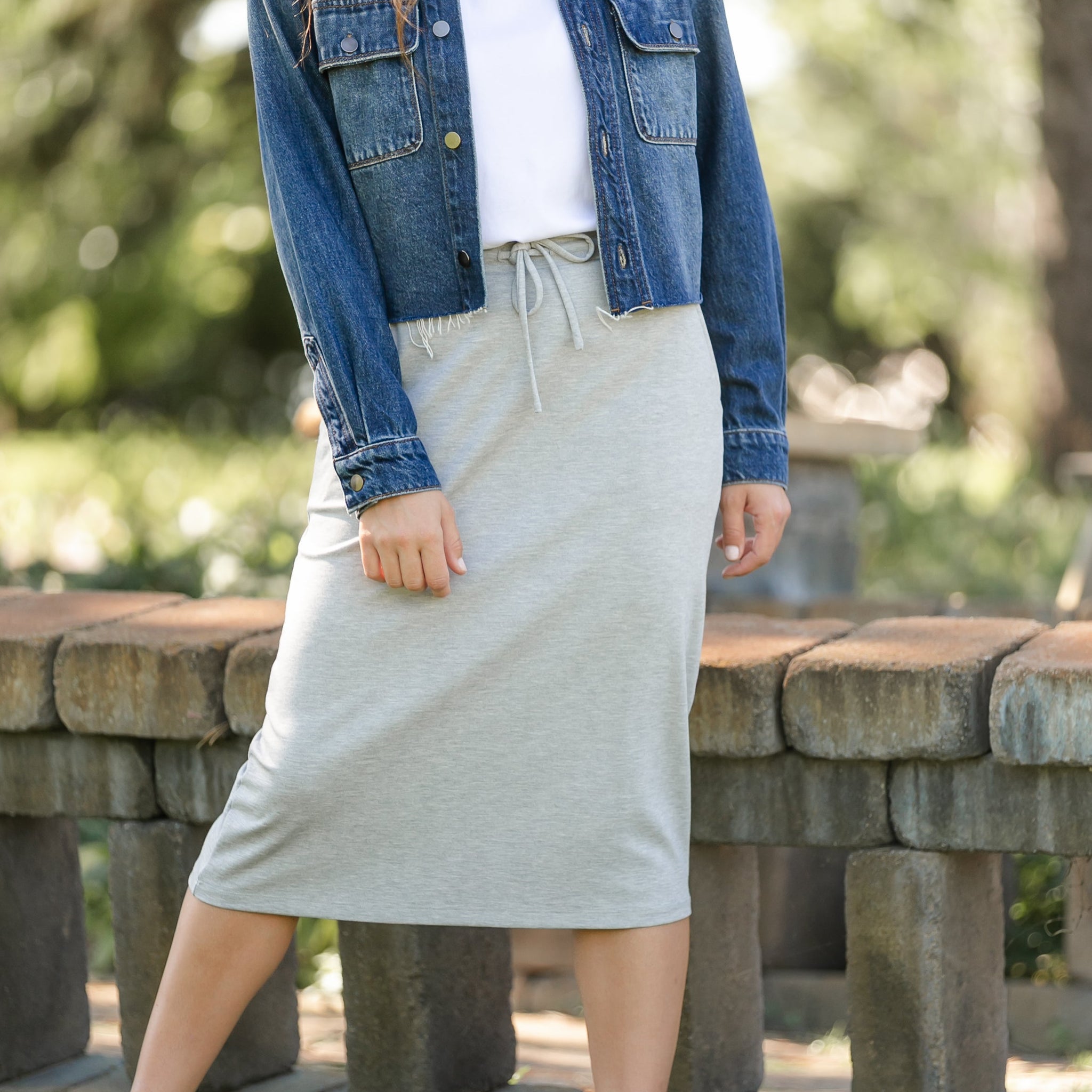 Jordan Knit Midi Skirt