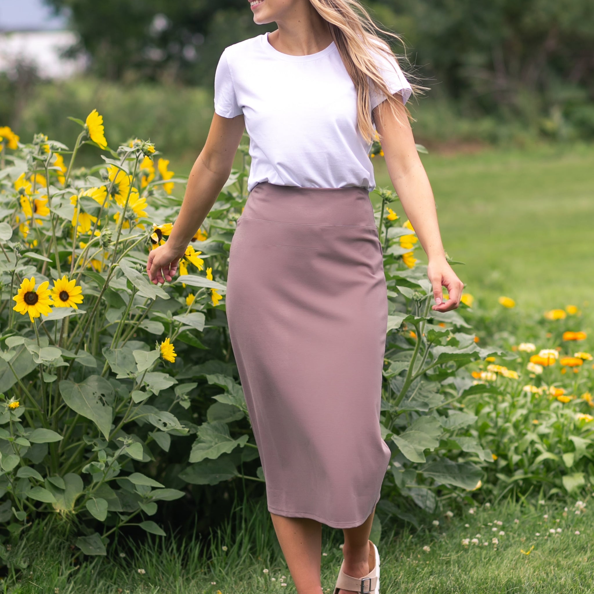Quinn Midi Skirt 31 Inch